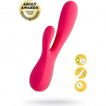 Нереалистичный вибратор SATISFYER MONO FLEX CONNECT APP красный Нереалистичный вибратор SATISFYER MONO FLEX CONNECT APP красный